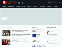 Tablet Screenshot of caritas-iasi.ro